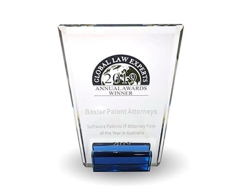 Global Law Experts Annual Awards: Software Patents IP Attorney Firm of the Year (Australia) Global Law Experts Annual Awards: Software Patents IP Attorney Firm of the Year (Australia)
